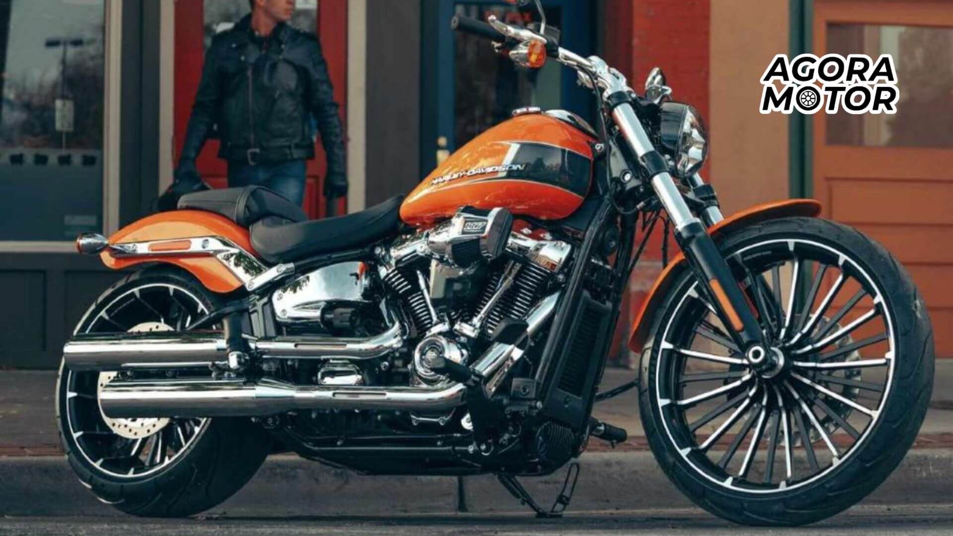 Foto de uma Harley-Davidson