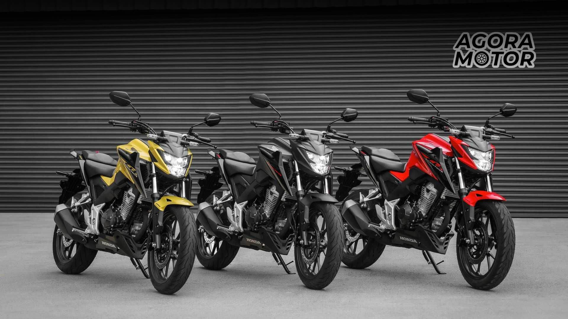 Foto de três CB 300 F Twister