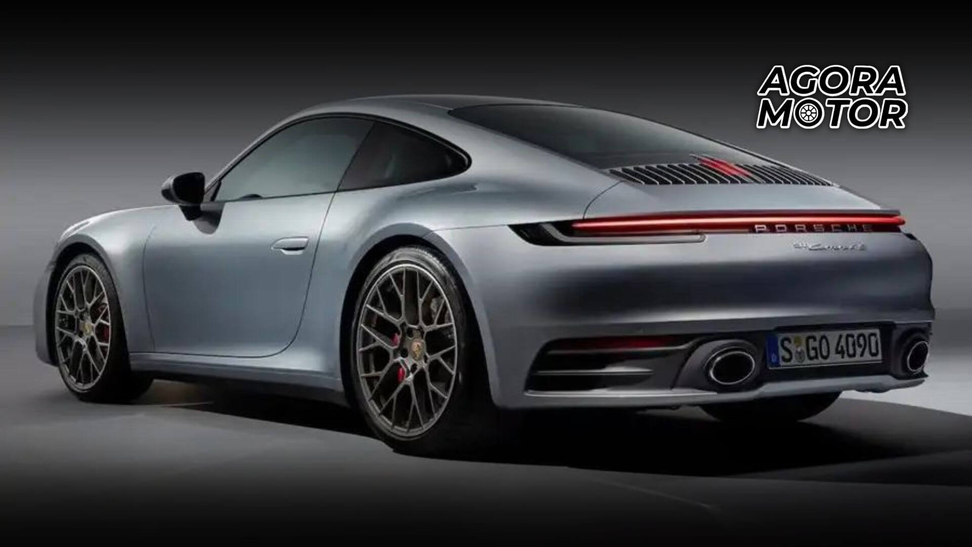 Foto de um Porsche 911 híbrido Turbo