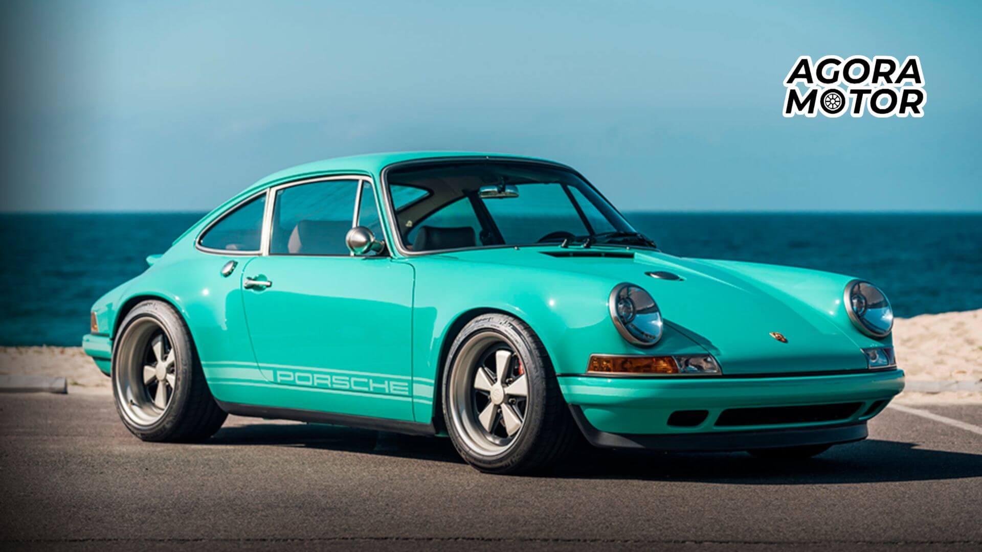 Foto de um Porsche 911 antigo