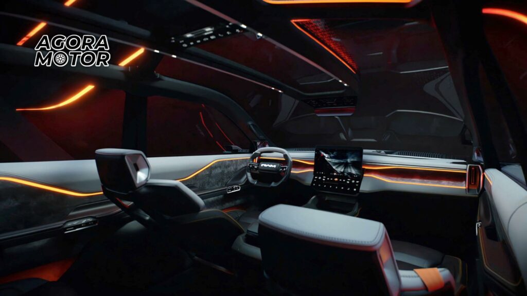 Foto do interior da Ram 1500 Revolution