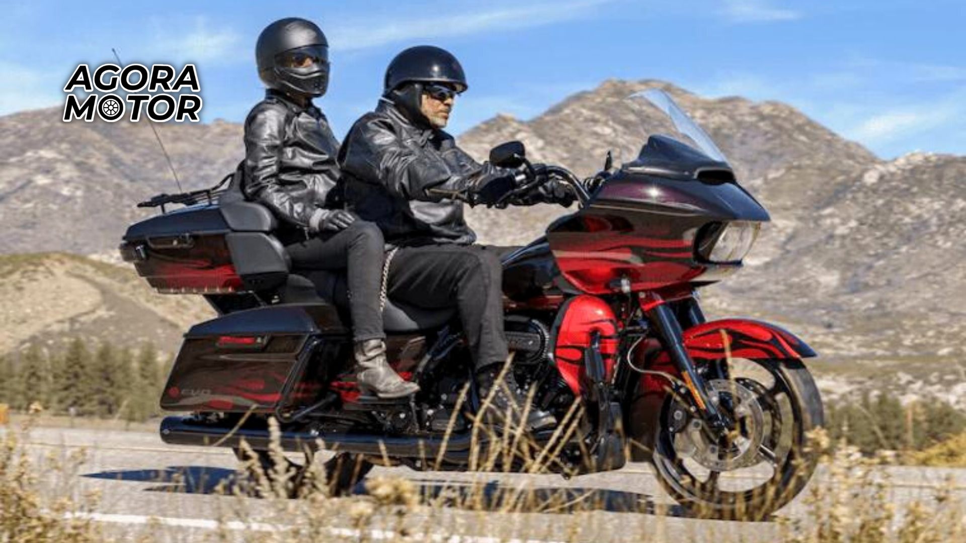 Foto de uma das motos mais luxuosas do mundo a Road Glide CVO Limited