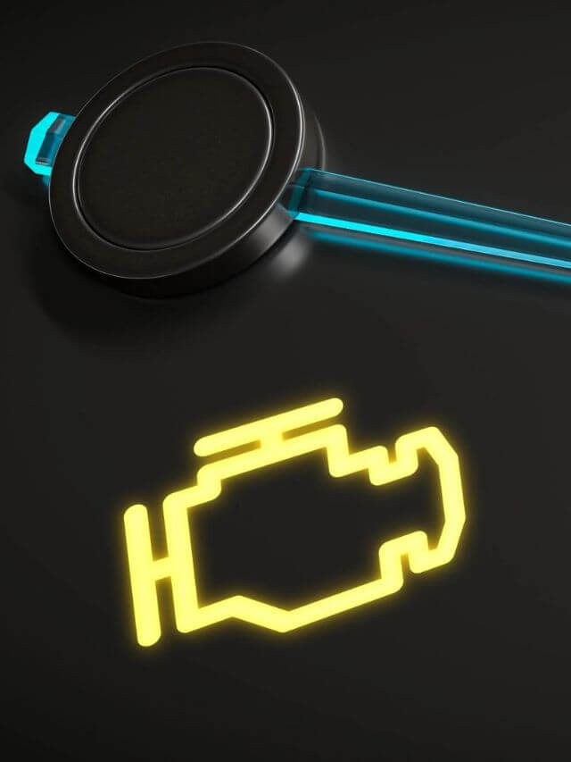 Foto do painel, parte de injeção do carro