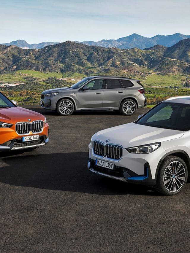 Foto de três BMW X1