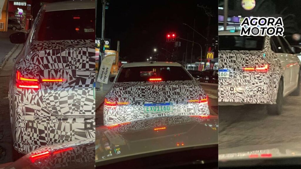 Foto da traseira do Virtus GTS