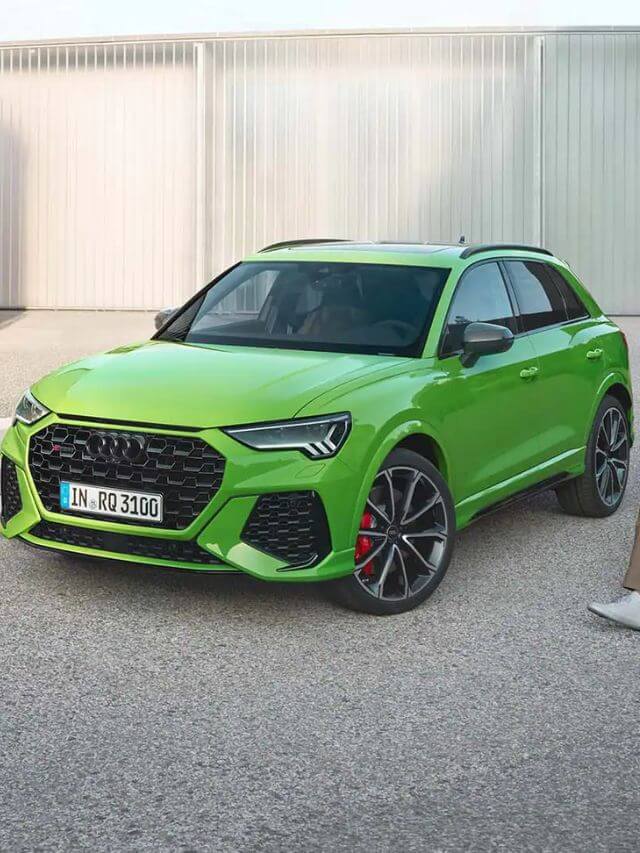 Audi RS Q3 2023 verde lima.