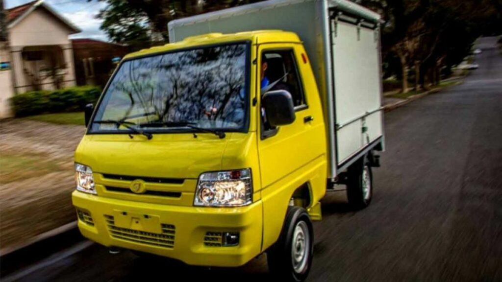 Frente do e.coCargo 2023.