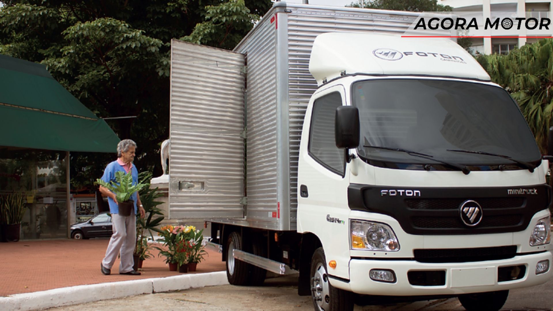 Dianteira do Foton Minitruck 2023.