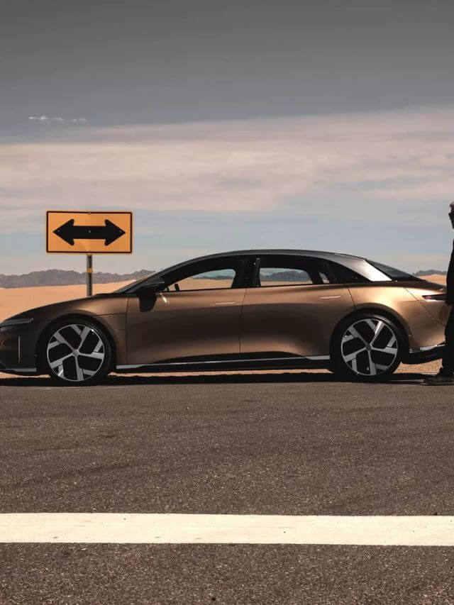 Lateral do Lucid Air.