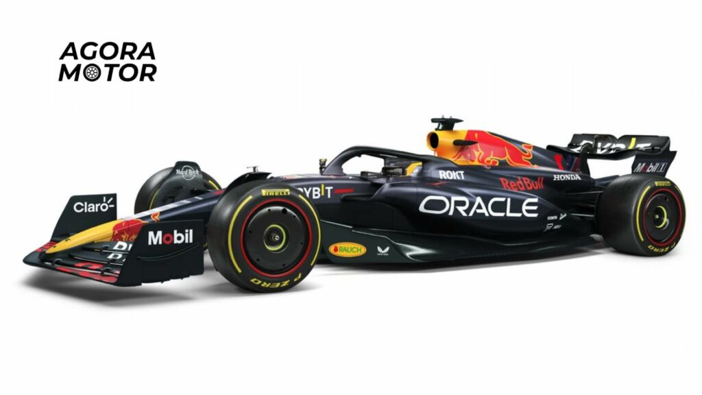 Foto de uma RB18 da Red Bull