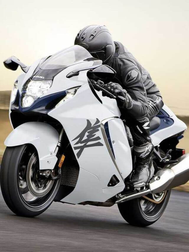 Hayabusa na cor branca.