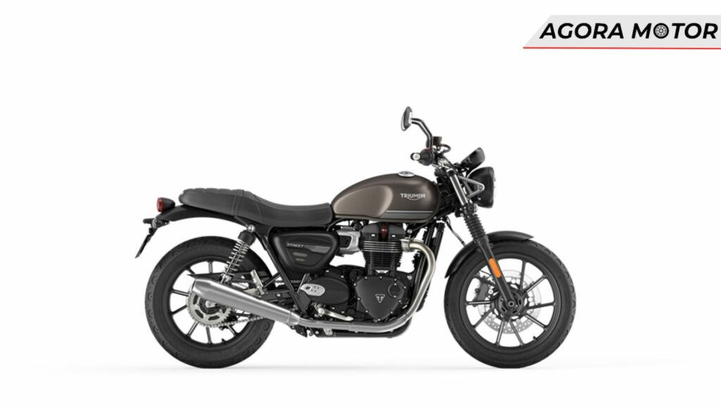 Visual retro da Street Twin 900 2023.