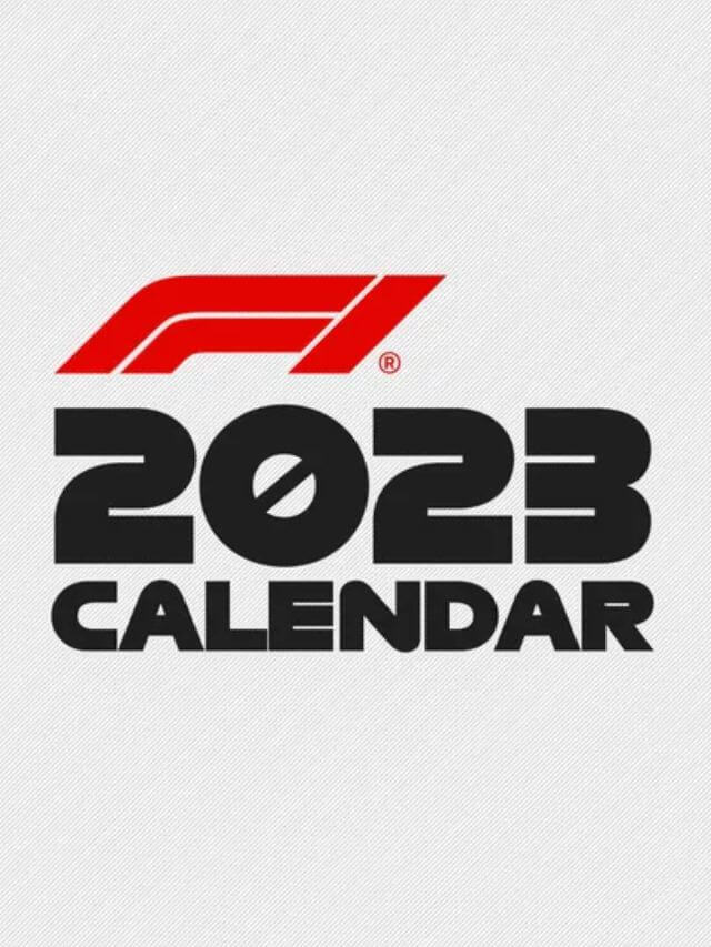 Foto do calendário da Fórmula 1 2023