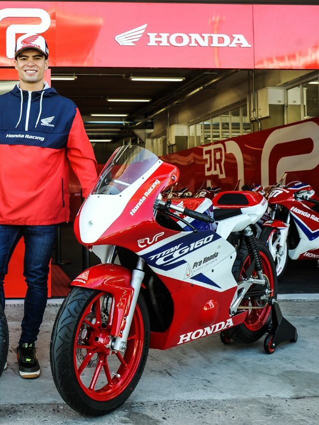 Veja a Honda CG 160 0km preparada para as corridas da Junior Cup 2023
