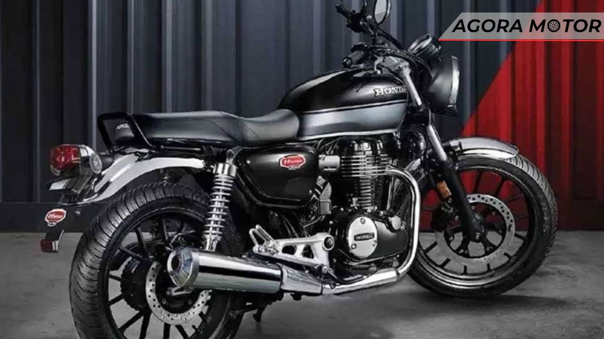 Foto de uma Honda CB350 Cafe Racer