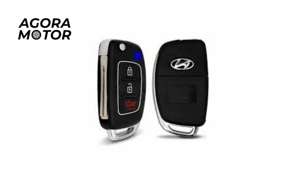 Foto de uma chave da Hyundai, que vai precisar passar por recall