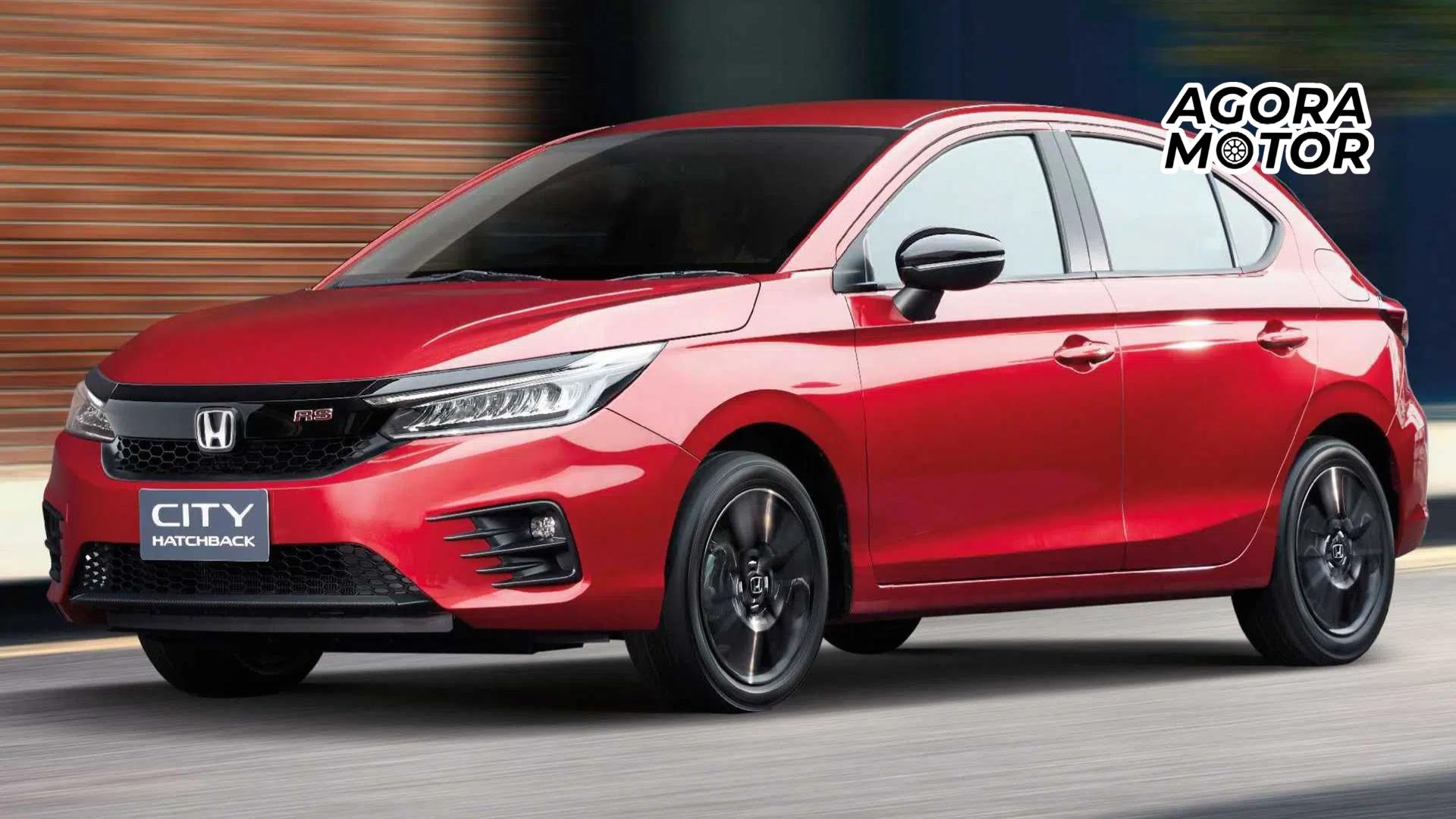 Foto de um Honda CIty Hatchback, modelo top dentre os carros da Honda 2023