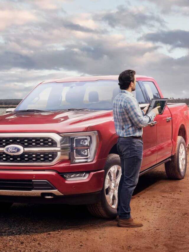 Foto de uma F-150 2023