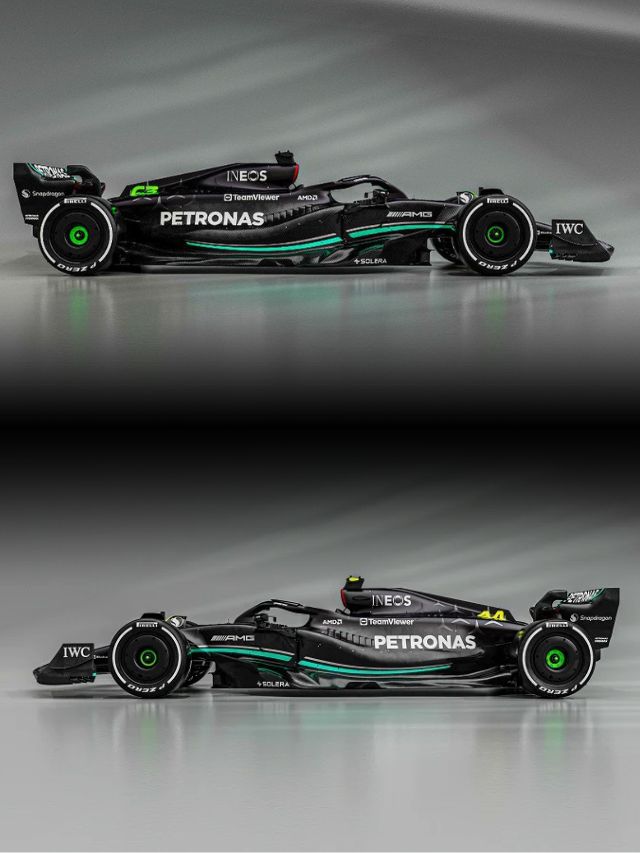 Foto de uma W14 F1 2023