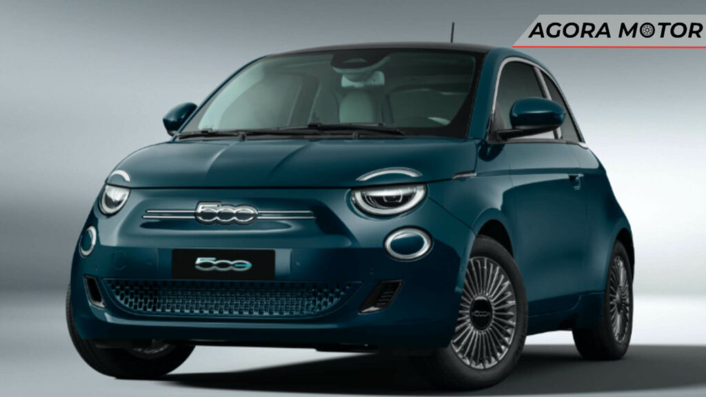 Foto de um Fiat 500e 2023