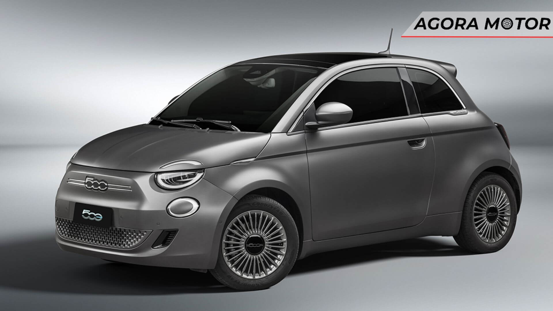 Foto de um Fiat 500e