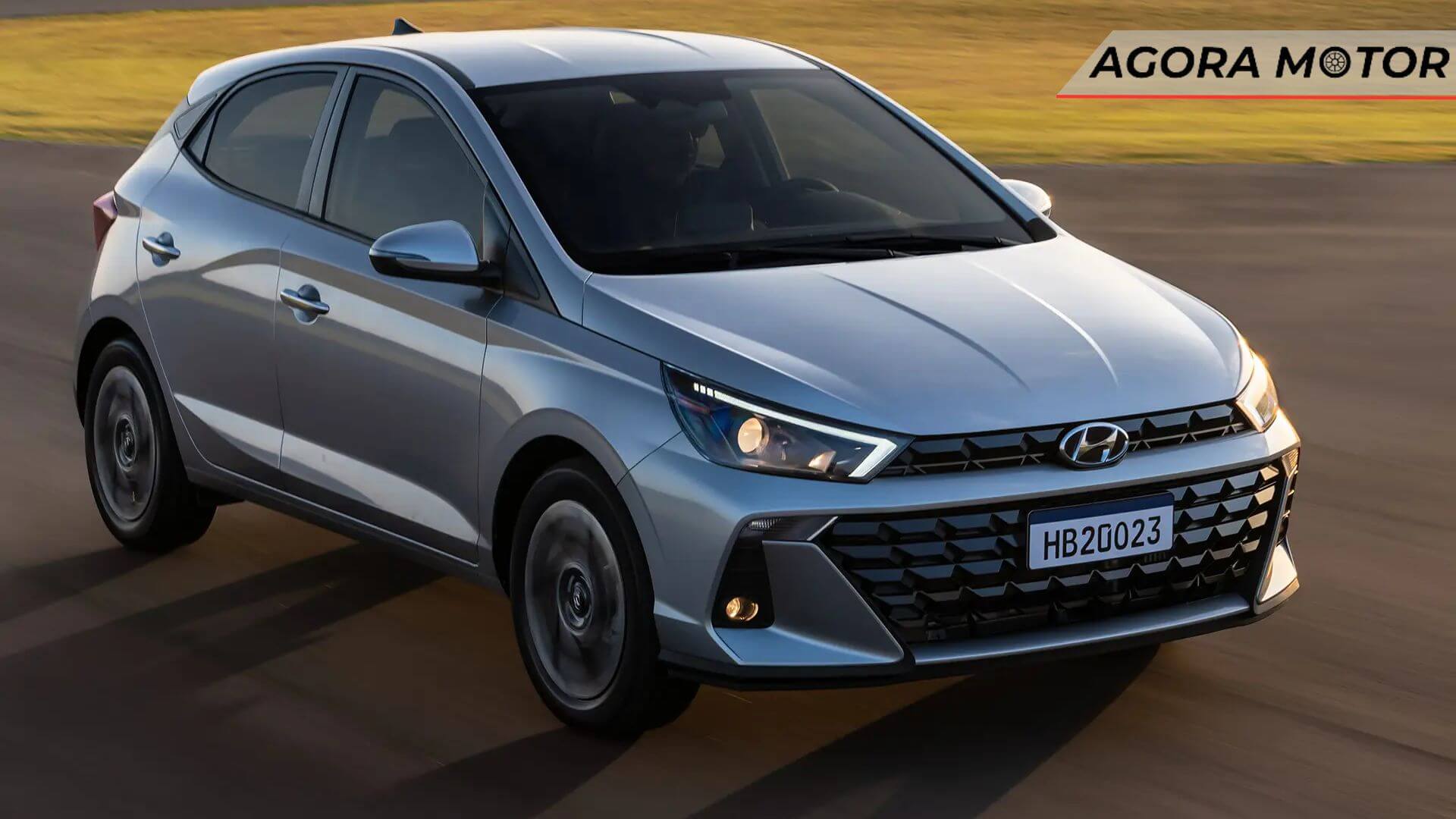 Foto de um Hyundai HB20 2023, carros da Hyundai 2023