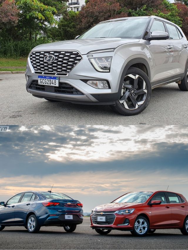 Foto dos carros mais vendidos de janeiro