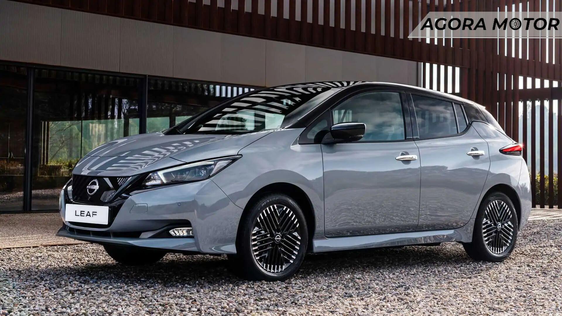 Foto de um Nissan Leaf