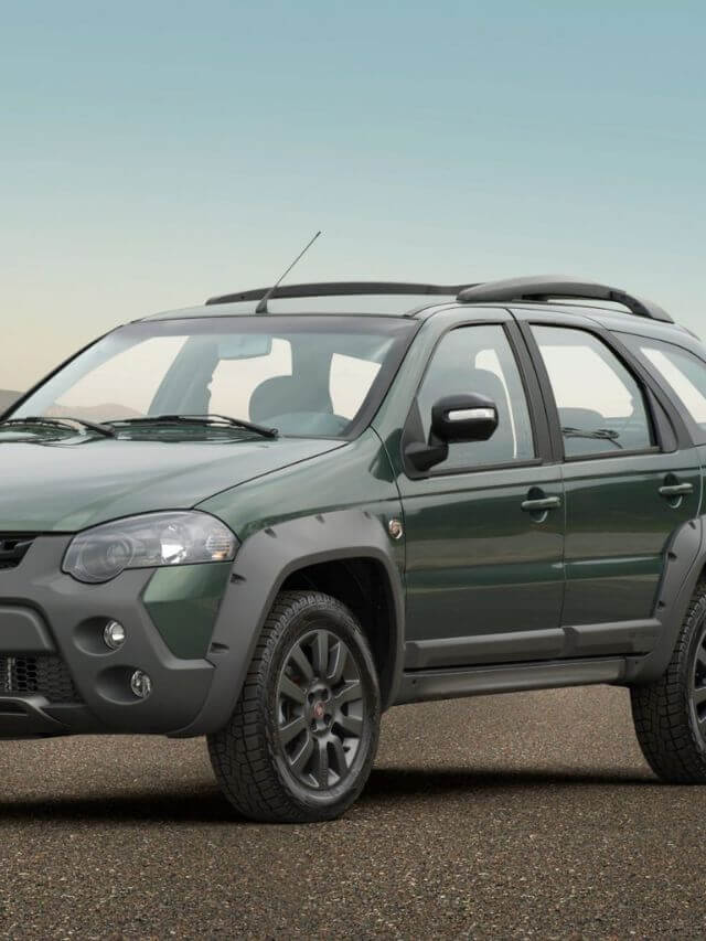 Palio Weekend na cor verde.