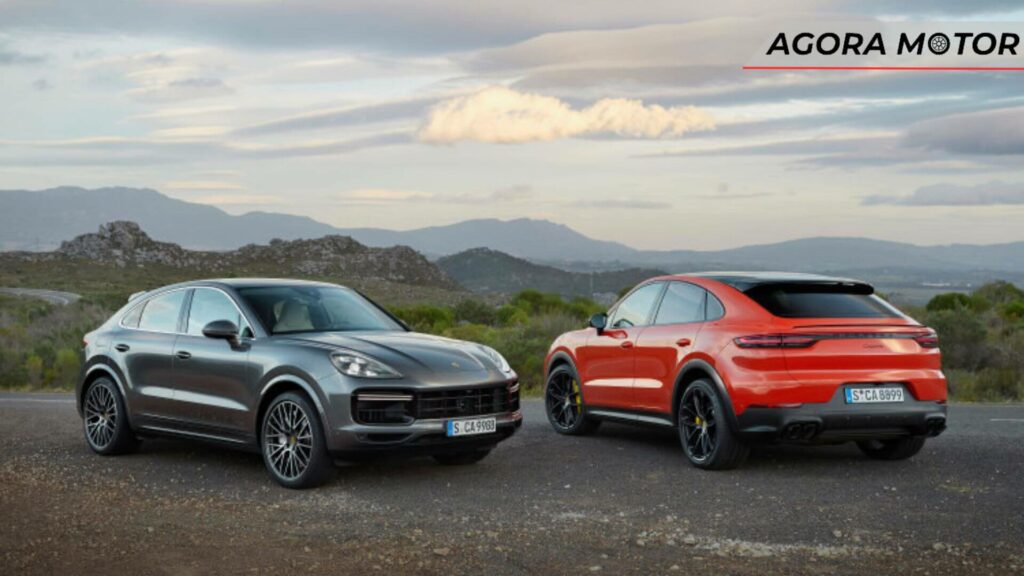 Foto de dois Porsche Cayenne 2023