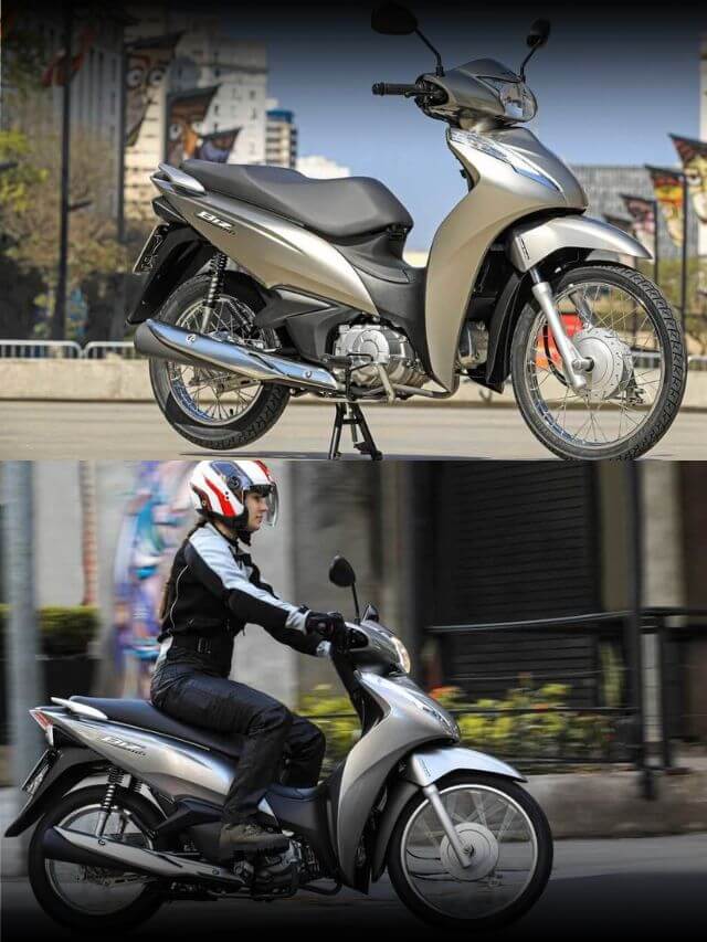 Foto de uma Honda Biz