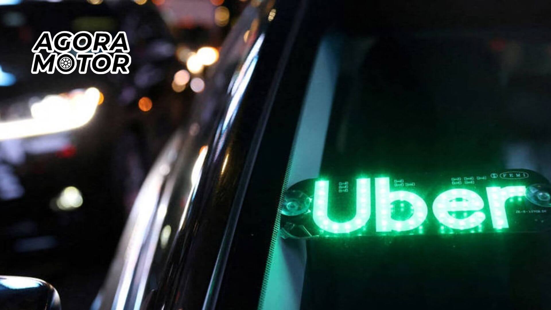 Foto do Uber em cor verde