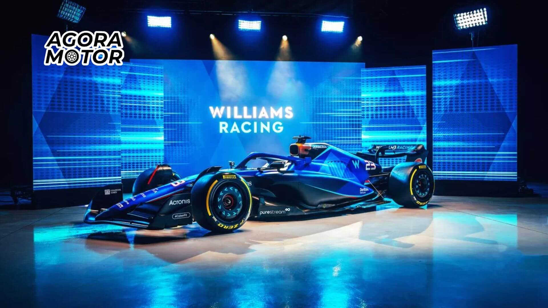 Foto de um Williams FW45 2023