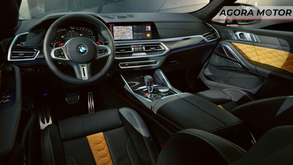 Interior da BMW X6 2032 versão M Competition.
