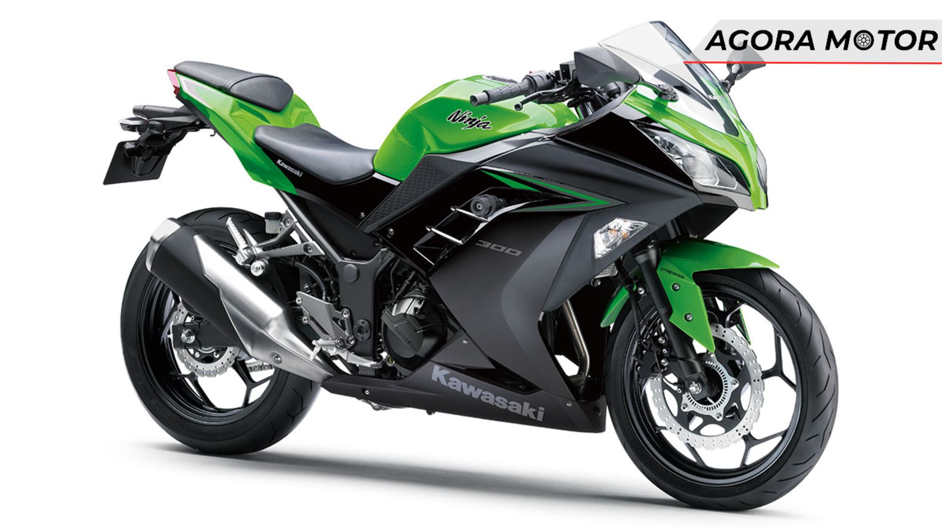 Visual da nova Ninja 300 2023.