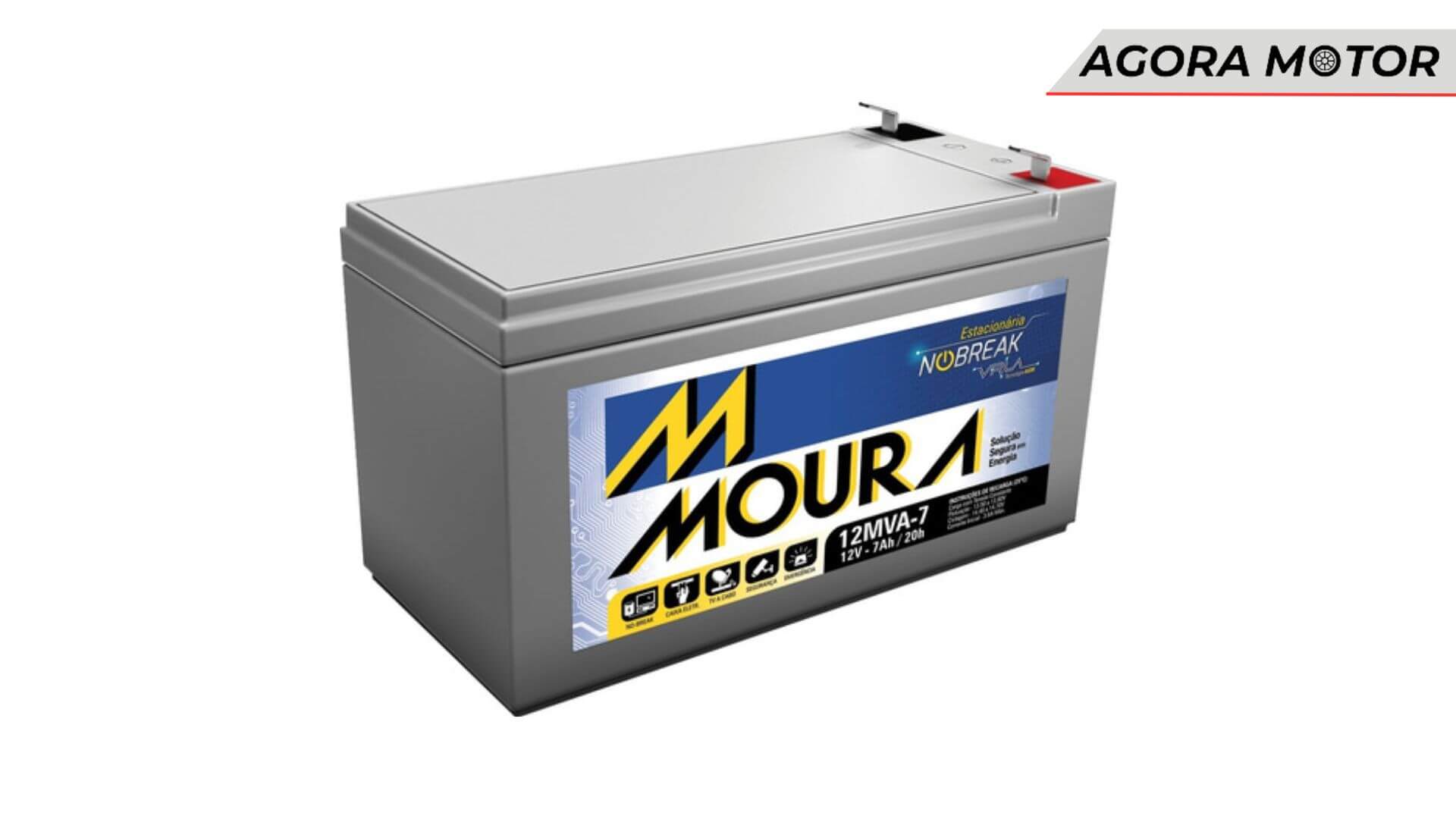 Foto de uma Bateria convencional