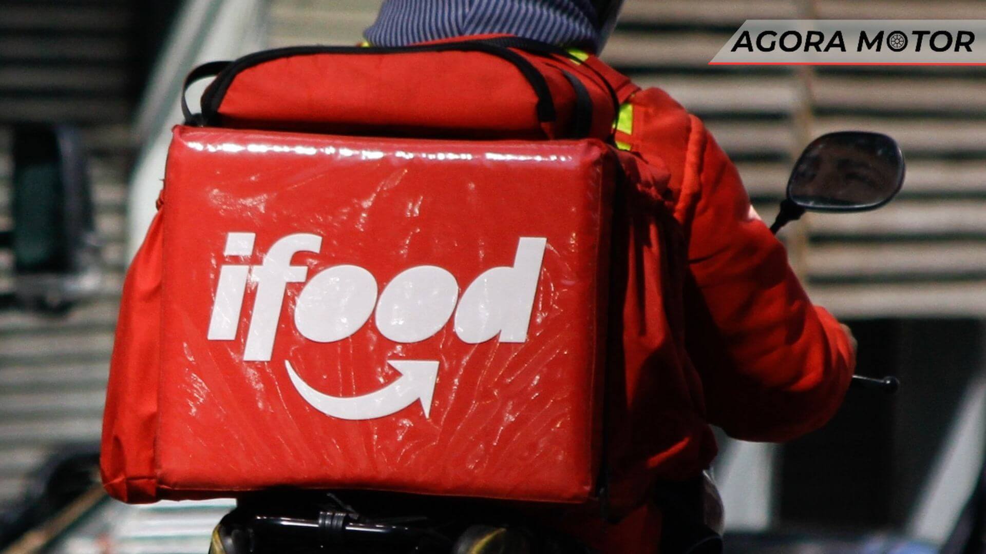 Moto do Ifood que está inscrito no Condumoto
