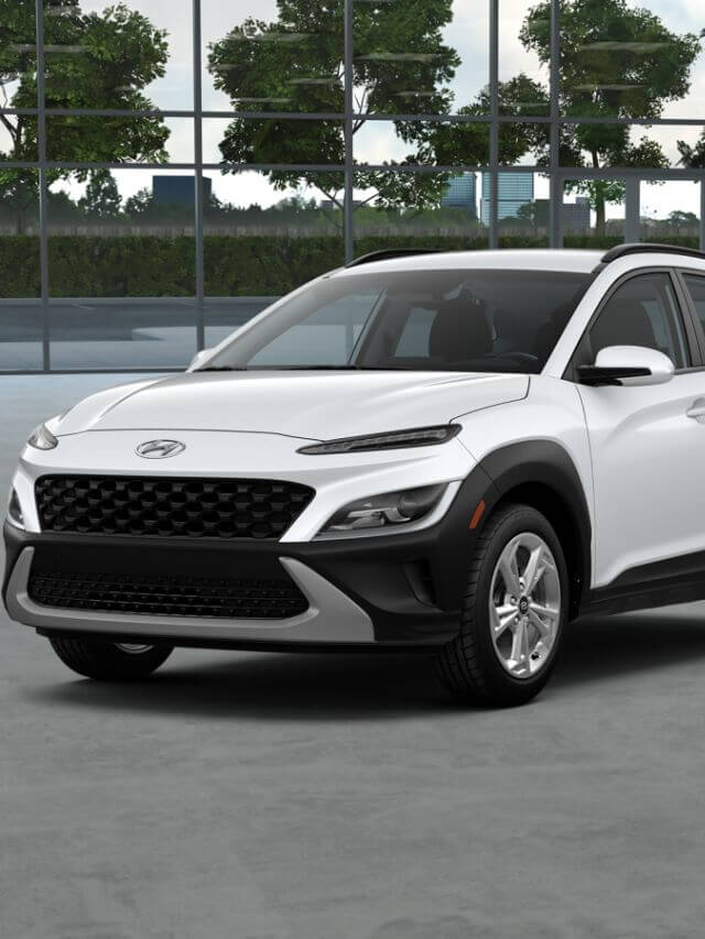 Foto de um Hyundai Kona branco