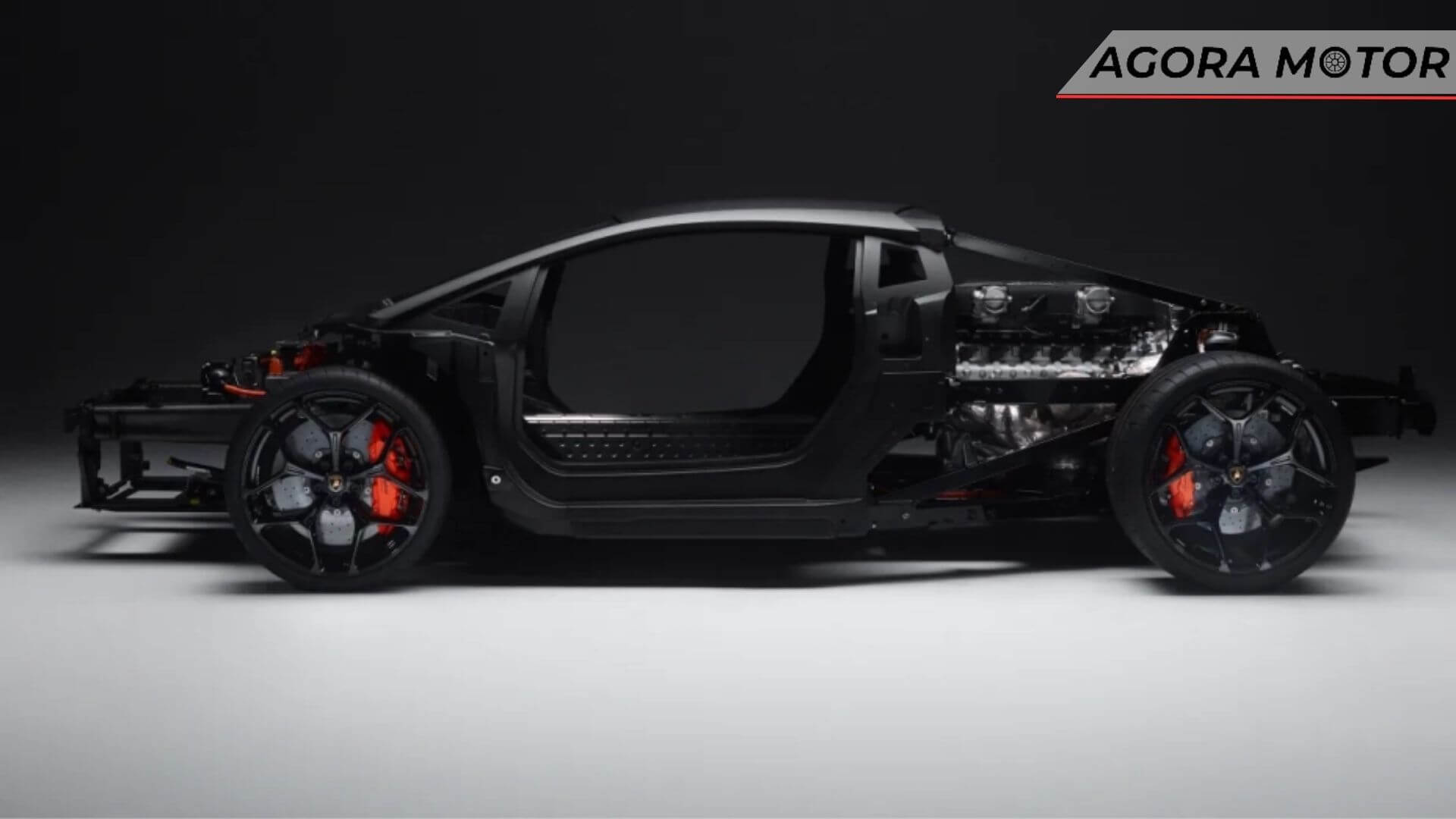 Foto de um carro da Lamborghini