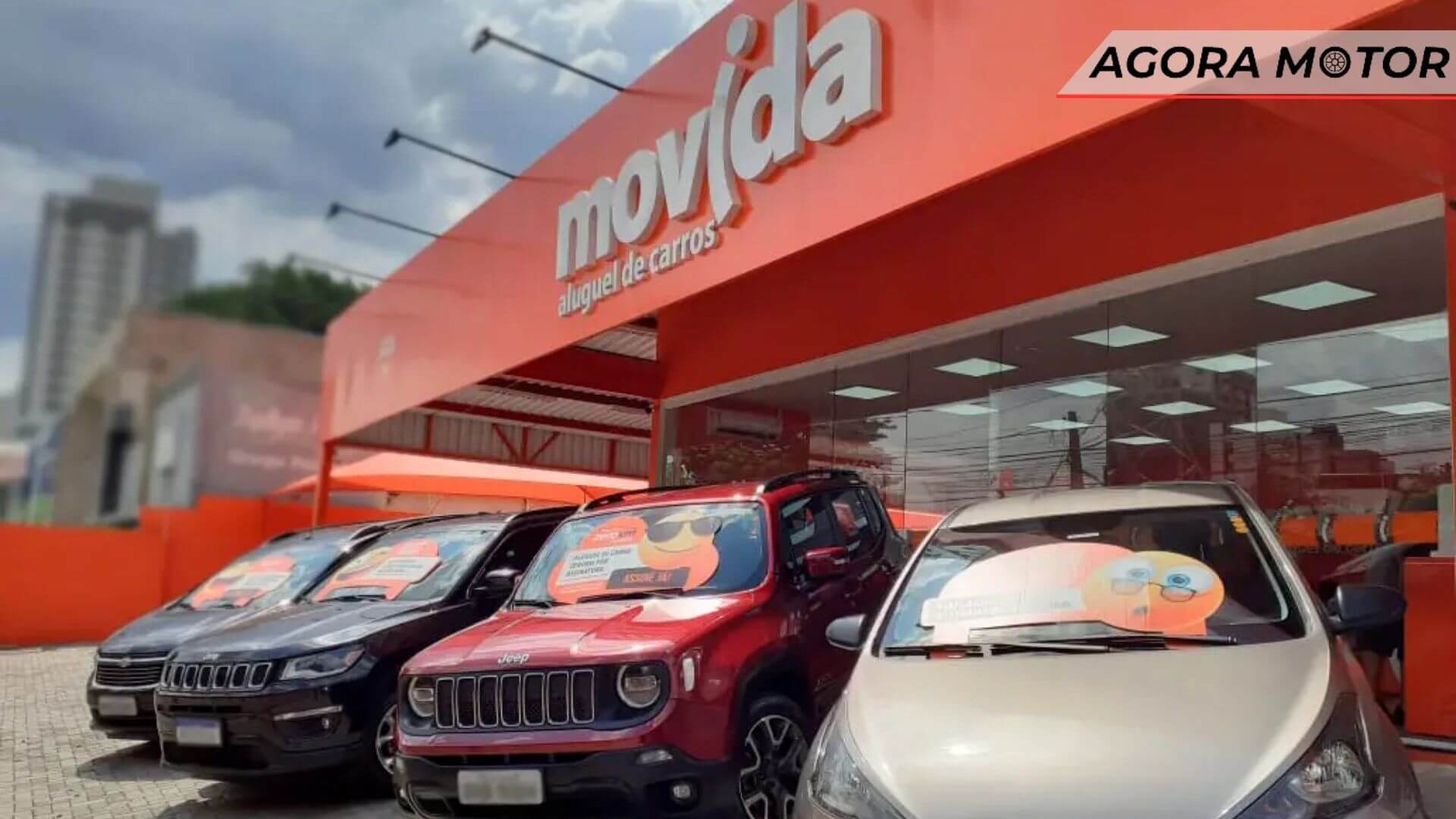 Foto de uma das locadoras de carros