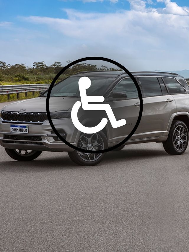 Foto de um veículo PcD Jeep