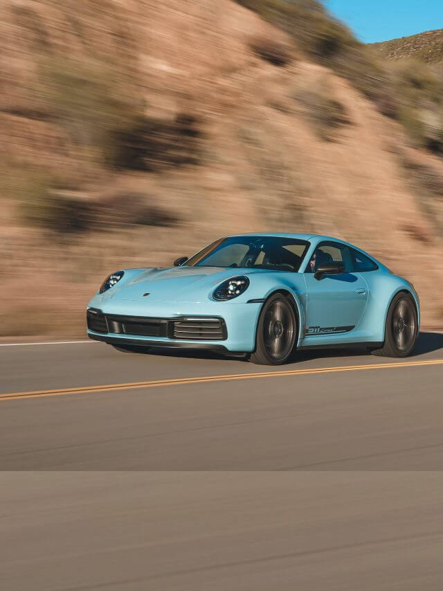 Foto de um veículo da Porsche