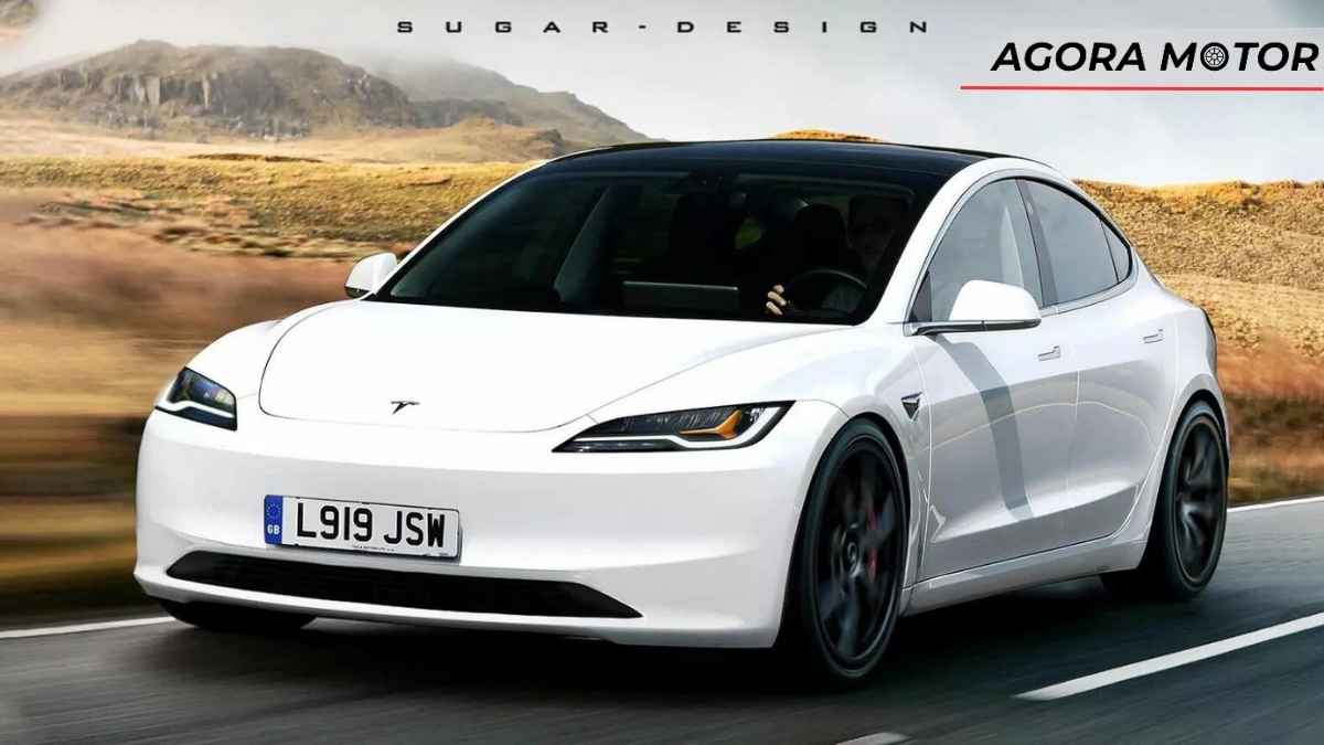 Assim deve ser o novo Tesla Model 3: visual renderizado após vazamentos!