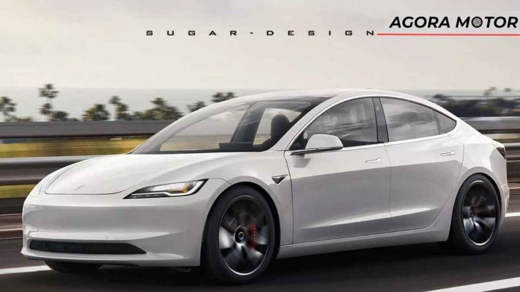 Como será o novo visual do Tesla Model 3?