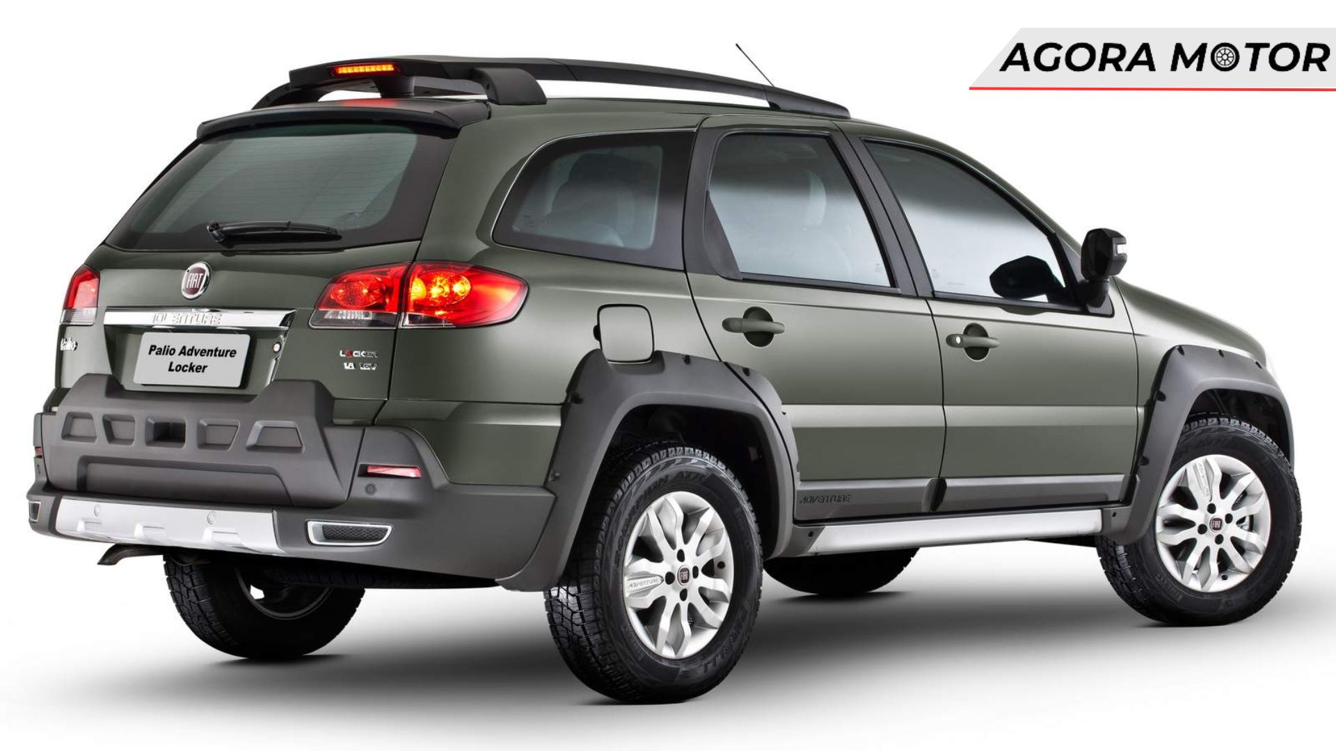 Traseira do Palio Weekend.