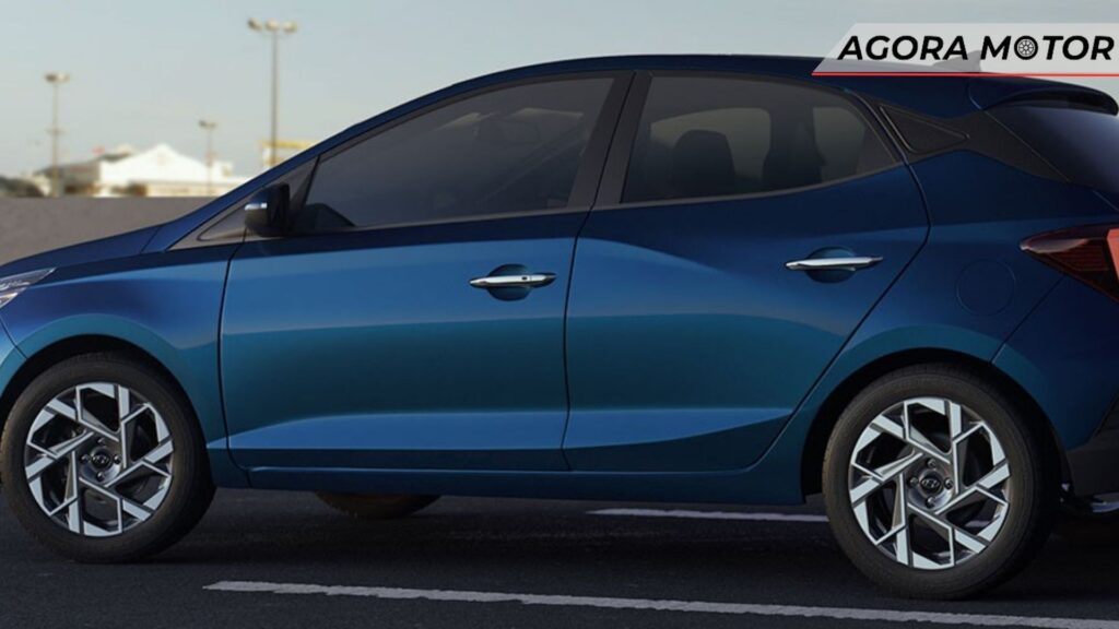 Lateral do HB20 2024.