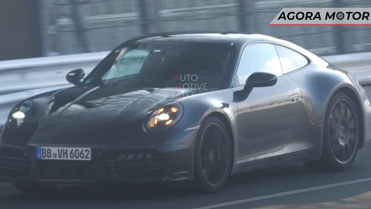 Porsche 911 2024 é flagrado em testes em Nürburgring (Video)