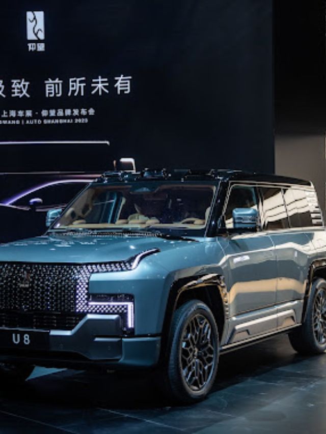 Exposição no salão de Xangai.