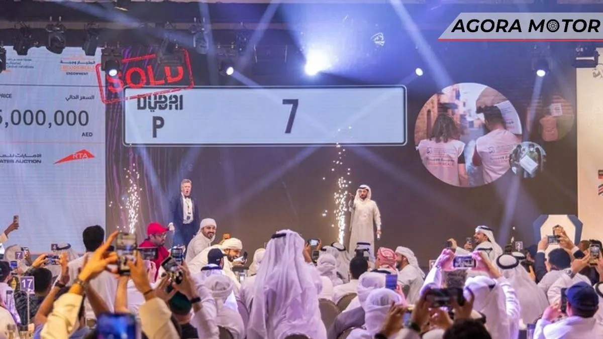 A Placa de carro mais cara do mundo é vendida em Dubai por valor absurdamente alto