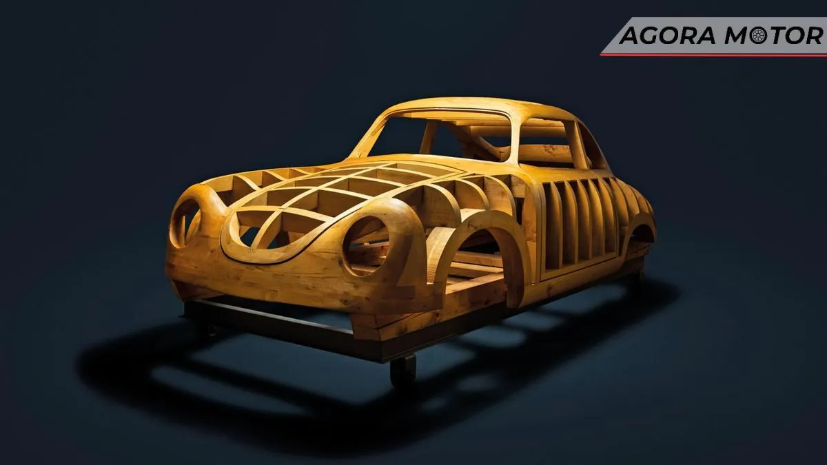 Assim nasceu o Porsche 356: construído à mão usando uma estrutura de madeira